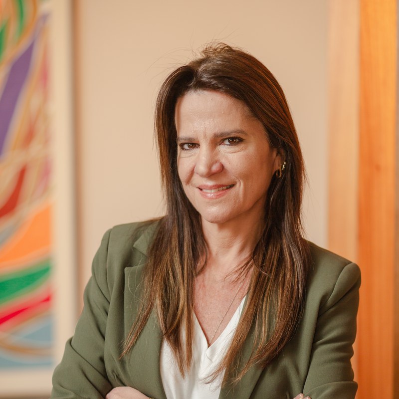 Flavia, especialista em psicologia positiva